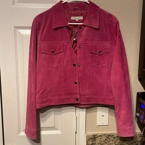 Pink Suede Sorbe Jacket